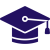 graduation hat icon